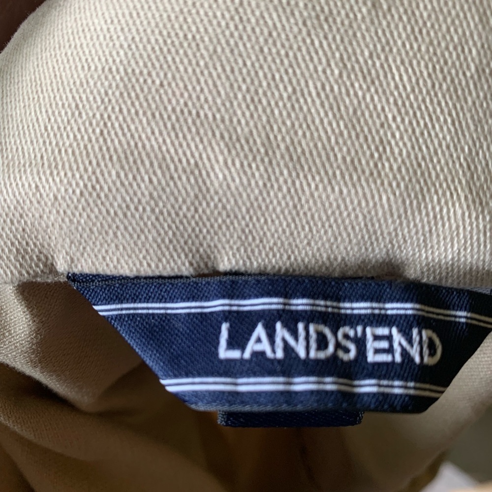 LANDSEND Canvas MILITARY JACKET Long Sleeve Stowable Hood - Picture 2 of 9